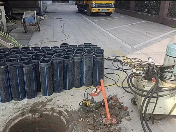 嘉积镇PE置换管厂家 DN315置换管 非开挖管短管置换